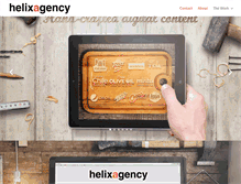 Tablet Screenshot of helixagency.com